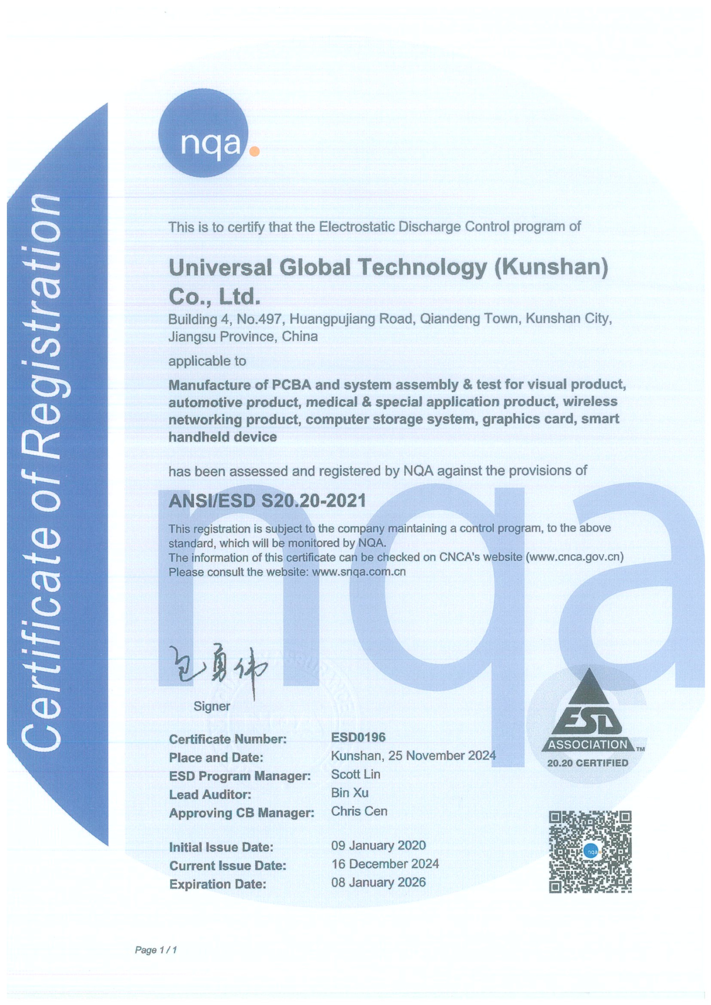 Universal Scientific Industrial