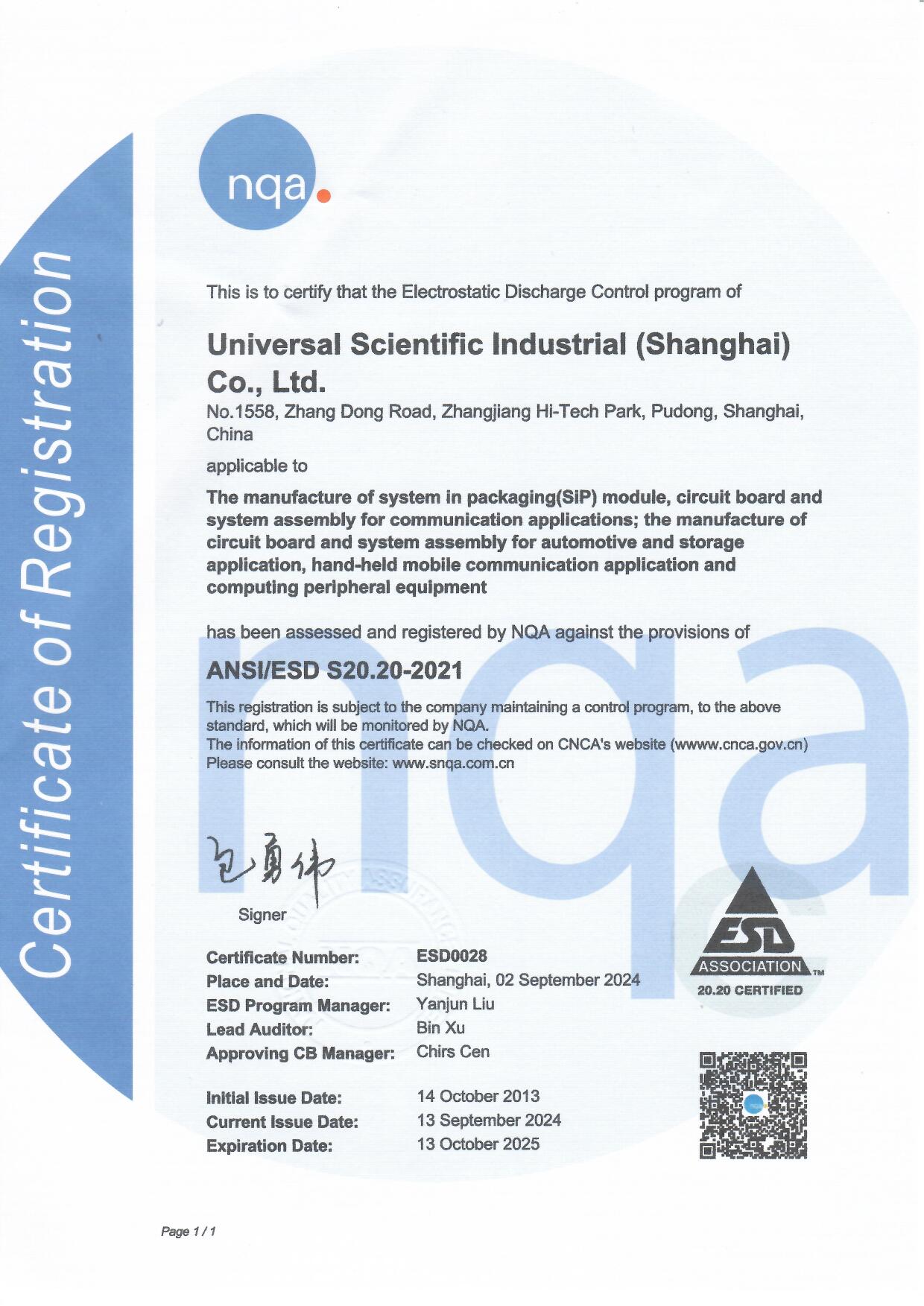 Universal Scientific Industrial
